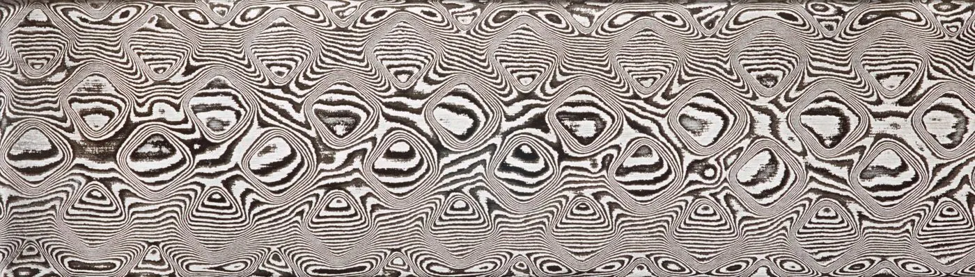 Etched DSC Carbon in the Large Pyramids pattern