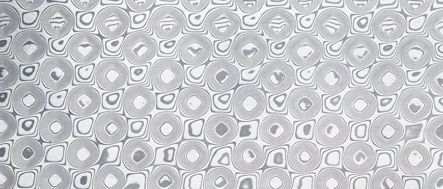 Etched DSC Inox in the Small Roses pattern