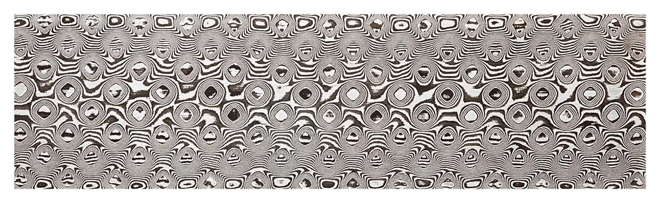 DSC Carbon Damascus Steel Billets (Cut-to-Size)